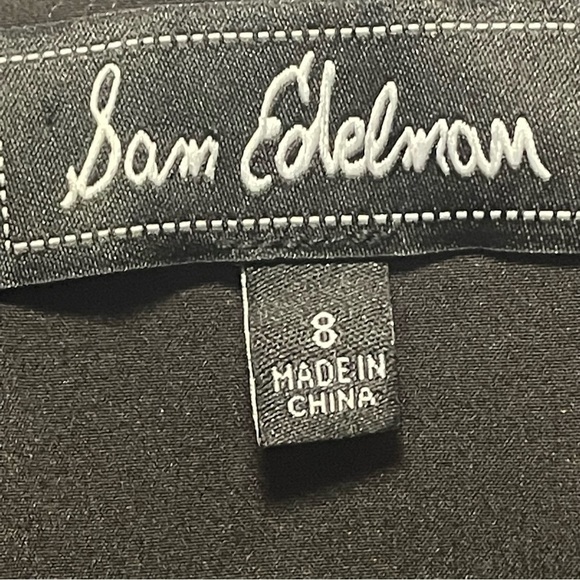 Sam Edelman sequin cap sleeve dress size 8 gold black VGUC - Picture 8 of 11